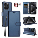 Custodia portafoglio in ecopelle vegana per iPhone 15 Pro Max