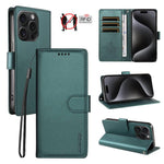 Custodia portafoglio in ecopelle vegana per iPhone 15 Pro Max