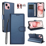 Custodia portafoglio in ecopelle vegana per iPhone 15 Pro Max