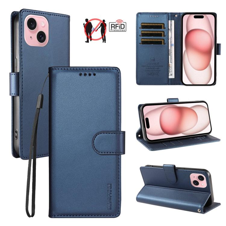 Custodia portafoglio in ecopelle vegana per iPhone 15 Pro Max