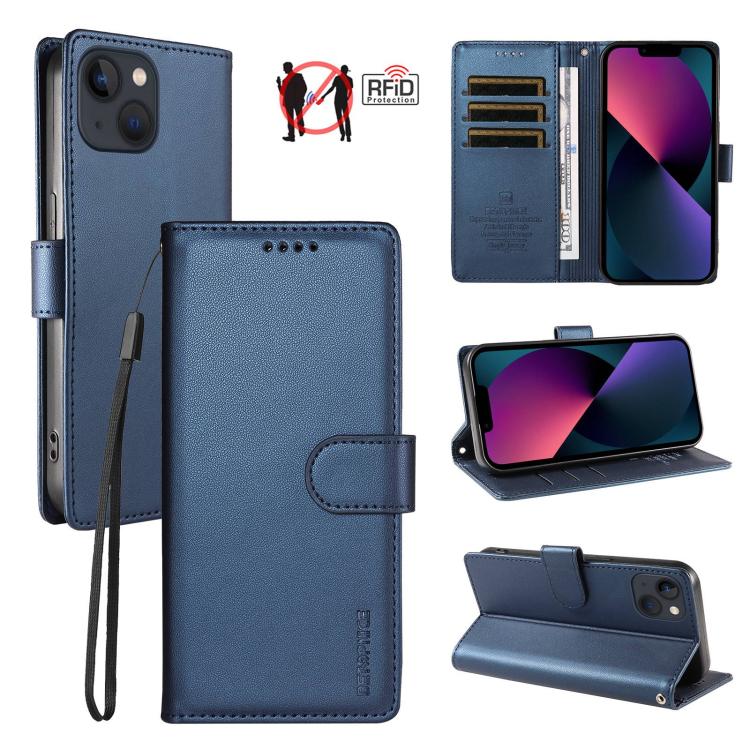 Custodia portafoglio in ecopelle vegana per iPhone 14 Plus
