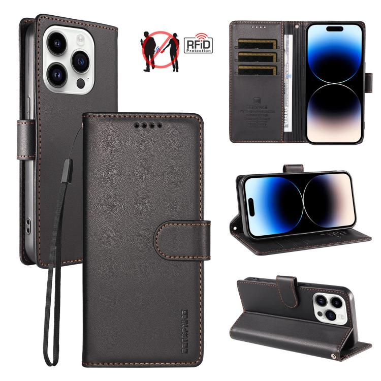 Custodia portafoglio in ecopelle vegana per iPhone 14 Plus