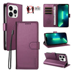 Custodia portafoglio in ecopelle vegana per iPhone 13 Pro Max