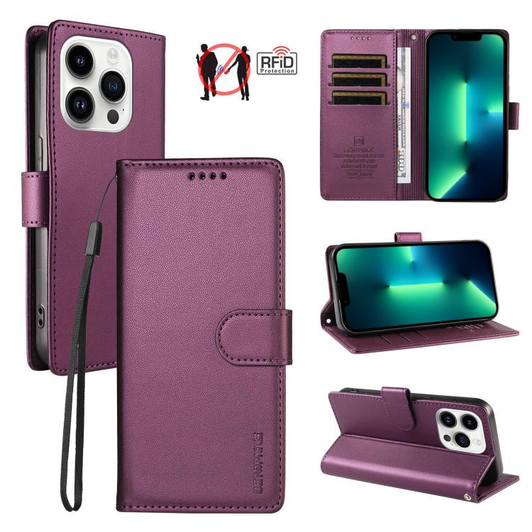 Custodia portafoglio in ecopelle vegana per iPhone 13 Pro Max
