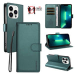 Custodia portafoglio in ecopelle vegana per iPhone 13 Pro Max