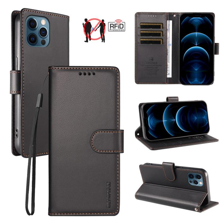 Custodia portafoglio in ecopelle vegana per iPhone 13 Pro Max