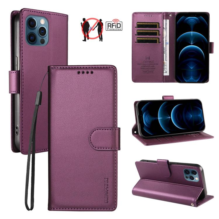 Custodia portafoglio in ecopelle vegana per iPhone 13 Pro Max