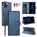 Custodia portafoglio in ecopelle vegana per iPhone 13 Pro Max