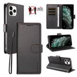 Custodia portafoglio in ecopelle vegana per iPhone 11 Pro Max