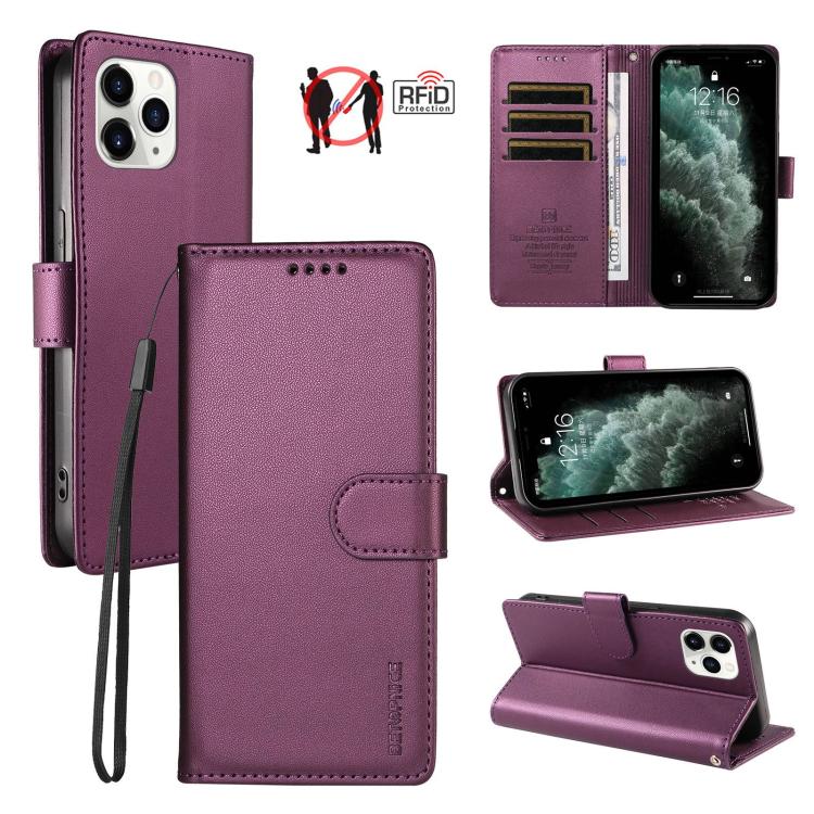 Custodia portafoglio in ecopelle vegana per iPhone 11 Pro Max