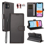 Custodia portafoglio in ecopelle vegana per iPhone 11 Pro Max
