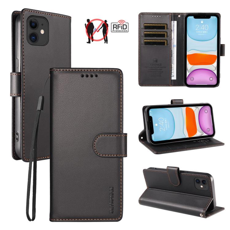 Custodia portafoglio in ecopelle vegana per iPhone 11 Pro Max