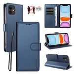 Custodia portafoglio in ecopelle vegana per iPhone 11 Pro Max