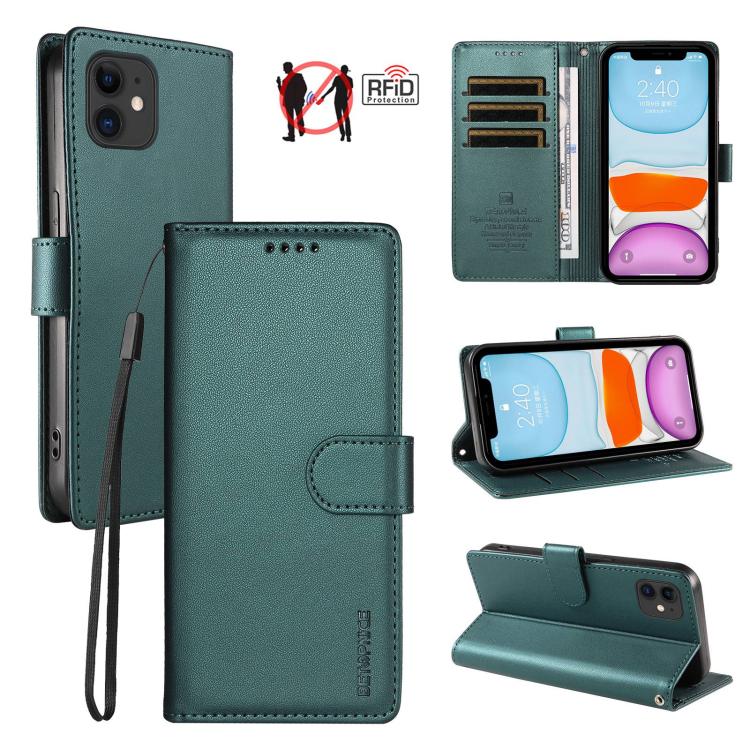Custodia portafoglio in ecopelle vegana per iPhone 11 Pro Max
