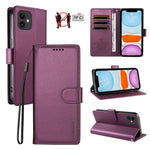 Custodia portafoglio in ecopelle vegana per iPhone 11 Pro Max