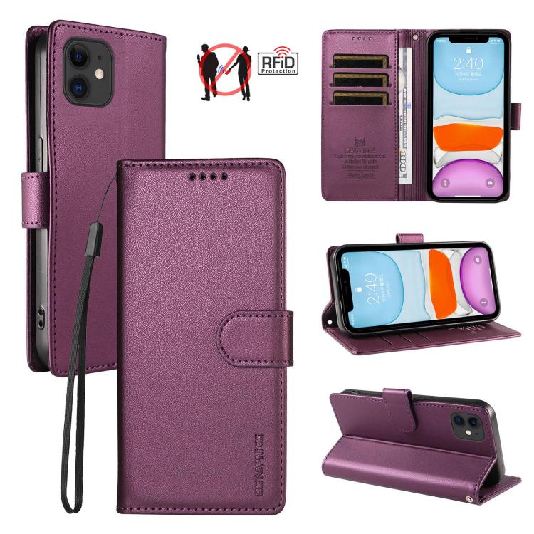 Custodia portafoglio in ecopelle vegana per iPhone 11 Pro Max
