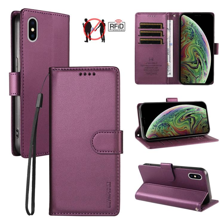 Custodia portafoglio in ecopelle vegana per iPhone 11 Pro Max
