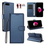 Custodia portafoglio in ecopelle per iPhone 8 Plus e 7 Plus