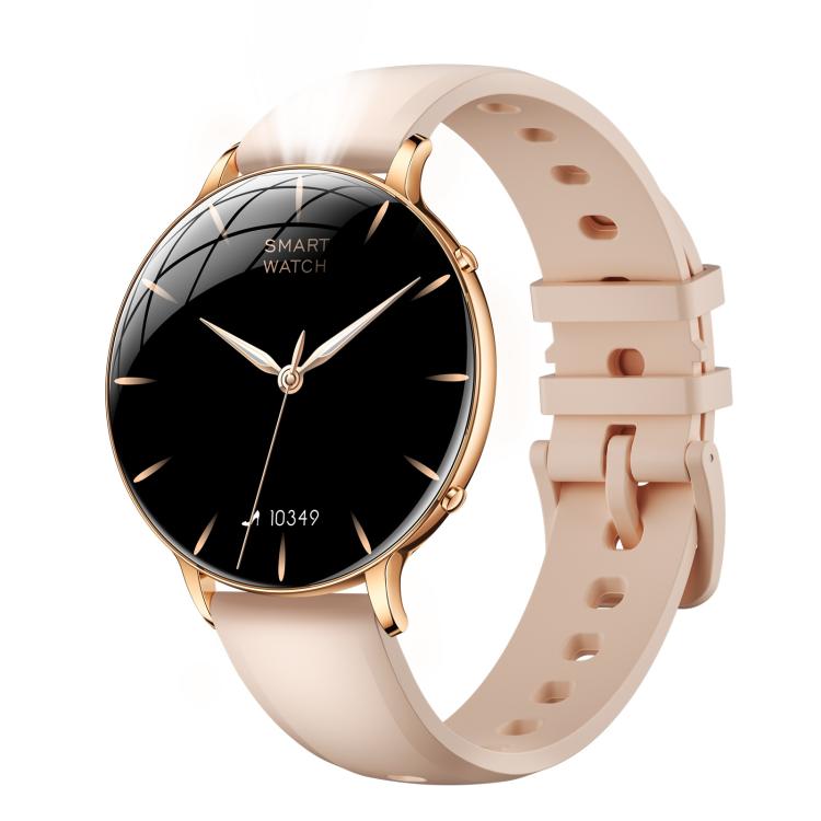 M201 Smartwatch da donna ultra sottile con schermo curvo da 1,32 pollici, torcia e certificazione IP68
