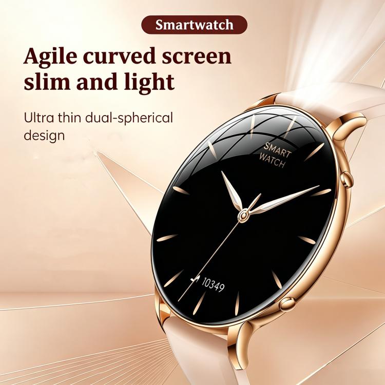 M201 Smartwatch da donna ultra sottile con schermo curvo da 1,32 pollici, torcia e certificazione IP68