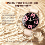 M201 Smartwatch da donna ultra sottile con schermo curvo da 1,32 pollici, torcia e certificazione IP68