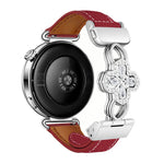 Cinturino per orologio in vera pelle con chiusura magnetica e zirconi cavi., 18mm, 20mm