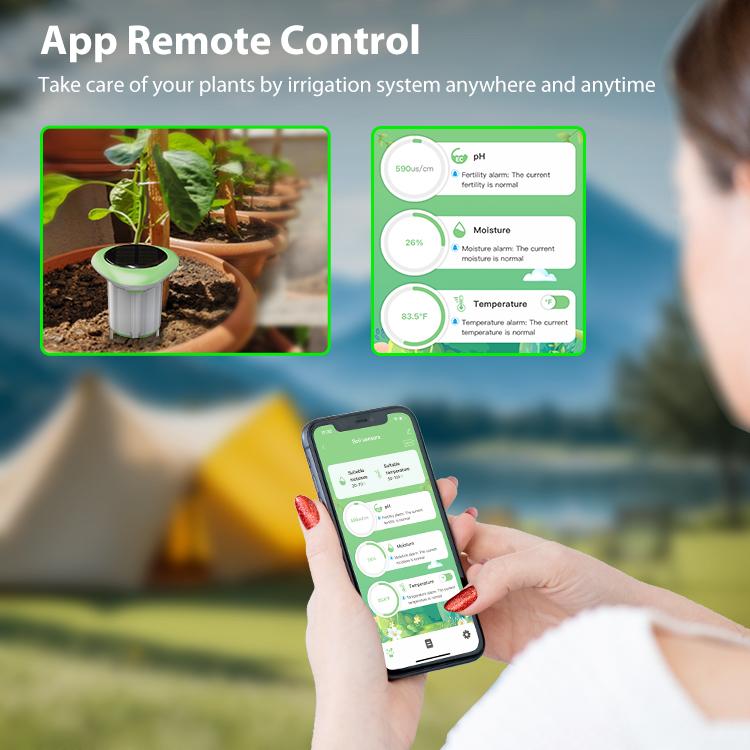 Sensore solare intelligente per terreno NEO NAS-STHO2W con WiFi, STHO2W
