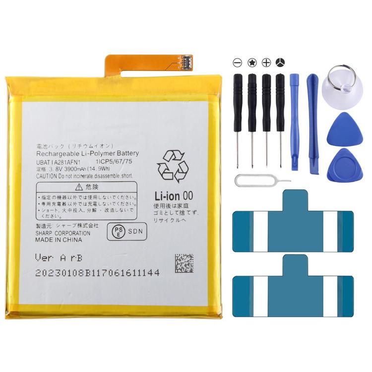 Batteriabatteriapila, For Sharp AQUOS Wish 1/AQUOS Wish 2 3730mAh SX1, For Sharp Aquos Zero6 A102SH 3890mAh UBATIA307AFN2, For Sharp Aquos X 3900mAh UBATIA281AFN1, For Sharp AQUOS Xx mini 303SH 3000mAh UBATIA228AFN1                                     ...