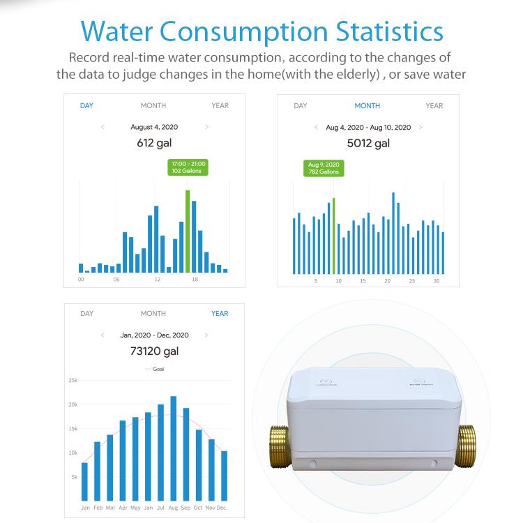 Valvola dell'acqua intelligente NEO NAS-WV02W WiFi 5G, WV02W