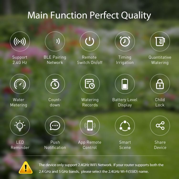 Timer per irrigatori intelligenti WiFi NEO NAS-WV05W Pro, WV05W