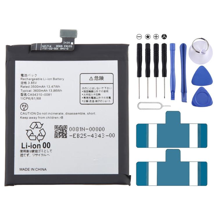 Batteriabatteriapila, For Fujitsu Arrows We F-51A 4070mAh CA54310-0079, For Fujitsu F-01L F-42A 2110mAh CA54310-0075, For Fujitsu Arrows NX9 F-52A 3600mAh CA54310-0081, For Fujitsu arrows NX F-01J 2850mAh CA54310-0069                                   ...
