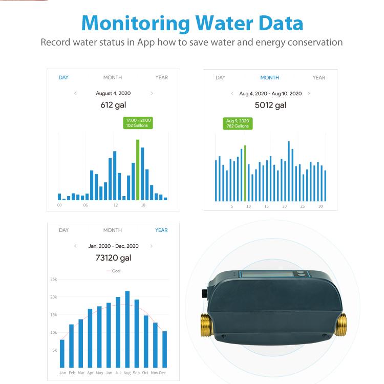 Valvola dell'acqua intelligente WiFi NEO NAS-WV07W, WV07W