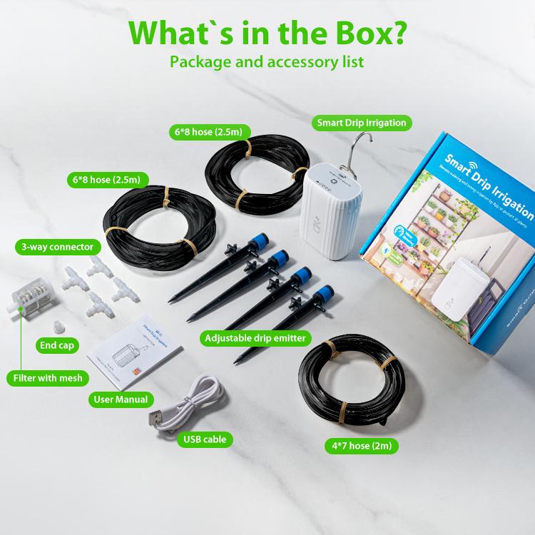 Sistema di irrigazione a goccia intelligente WiFi NEO NAS-WV08W, WV08W