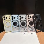 Custodia con supporto girevole per iPhone 15 Pro