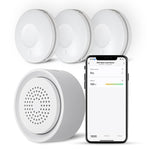 Kit di allarme intelligente per perdite d'acqua NEO NAS-AB03W1 WS09W3 con Wi-Fi