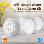 Kit di allarme intelligente per perdite d'acqua NEO NAS-AB03W1 WS09W3 con Wi-Fi