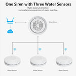 Kit di allarme intelligente per perdite d'acqua NEO NAS-AB03W1 WS09W3 con Wi-Fi