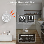 Kit di allarme intelligente per perdite d'acqua NEO NAS-AB03W1 WS09W3 con Wi-Fi