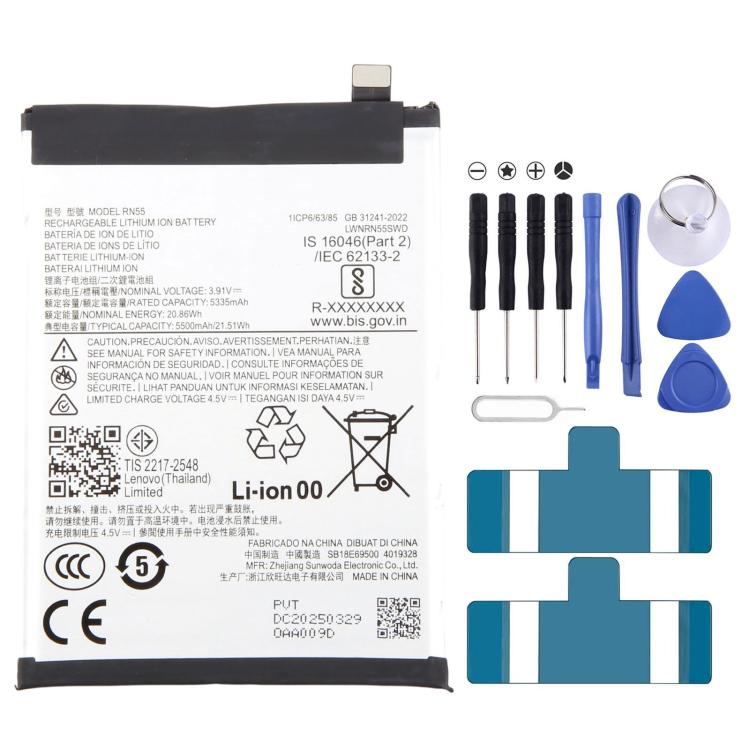 Batteria XT2503-3 da 5500 mAh RN55 per Motorola Moto Edge 60s / G96 5G