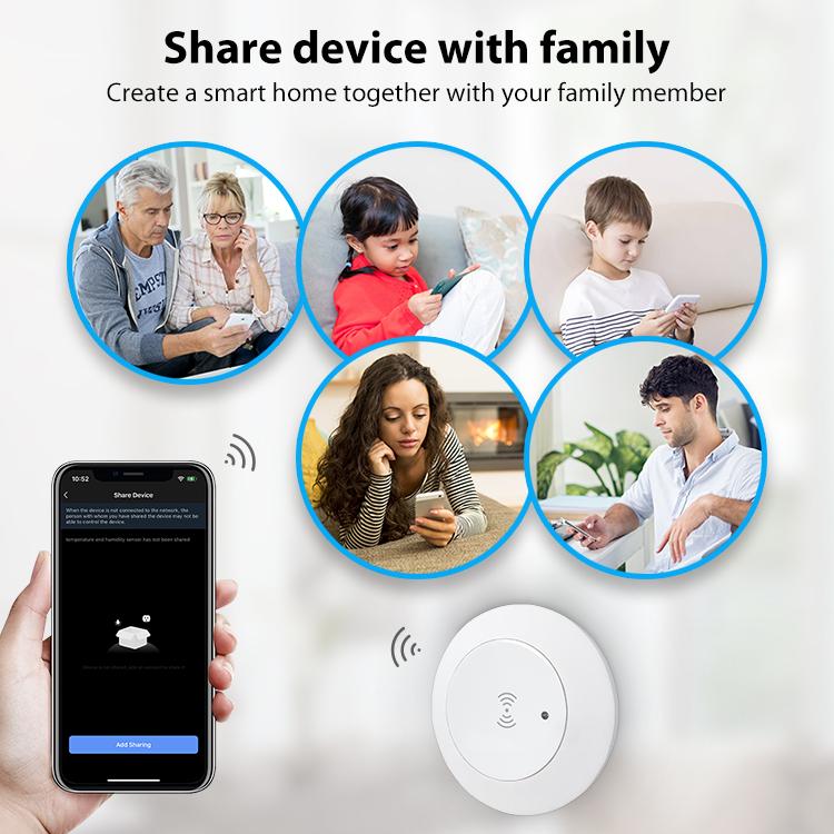 Sensore di presenza umana WiFi NEO NAS-PS10W Pro per montaggio a soffitto