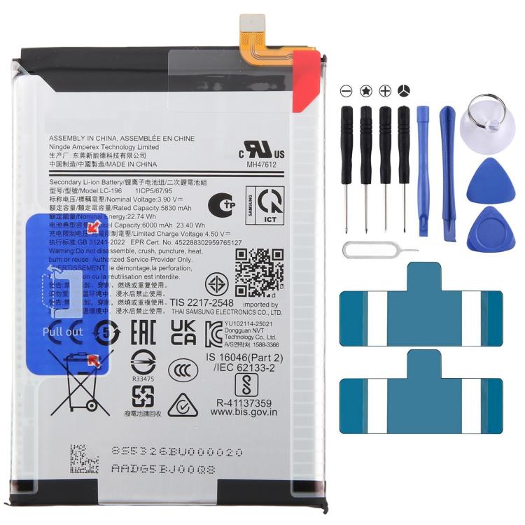 Batteriabatteriapila, For Galaxy A07 5G SM-A076M/B/F 6000mAh LC-196, For Galaxy A05 2023 5000mAh WT-S-N28