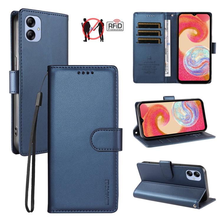 Custodia per telefono BETOPNICE in ecopelle vegana perlata con protezione RFID e cinturino., For Galaxy A15, For Galaxy A25 5G, For Galaxy A24 4G, For Galaxy A04e 4G / F04