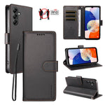 Custodia per telefono BETOPNICE in ecopelle vegana perlata con protezione RFID e cinturino., For Galaxy A14 4G / 5G, For Galaxy A34 5G, For Galaxy A54 5G