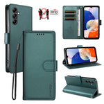 Custodia per telefono BETOPNICE in ecopelle vegana perlata con protezione RFID e cinturino., For Galaxy A14 4G / 5G, For Galaxy A34 5G, For Galaxy A54 5G