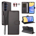 Custodia per telefono BETOPNICE in ecopelle vegana perlata con protezione RFID e cinturino., For Galaxy A15, For Galaxy A25 5G, For Galaxy A24 4G, For Galaxy A04e 4G / F04