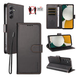 Custodia per telefono BETOPNICE in ecopelle vegana perlata con protezione RFID e cinturino., For Galaxy A14 4G / 5G, For Galaxy A34 5G, For Galaxy A54 5G