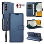 Custodia per telefono BETOPNICE in ecopelle vegana perlata con protezione RFID e cinturino., For Galaxy A14 4G / 5G, For Galaxy A34 5G, For Galaxy A54 5G