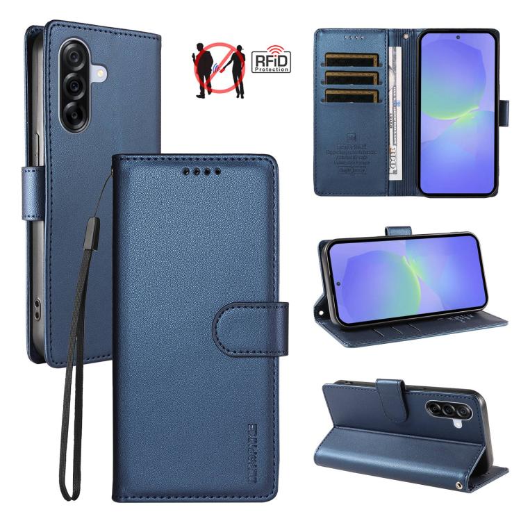 Custodia per telefono BETOPNICE in ecopelle vegana perlata con protezione RFID e cinturino., For Galaxy A57 5G, For Galaxy A37 5G / A36 5G, For Galaxy A27 5G, For Galaxy A16 / A26 5G / A17