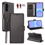 Custodia per telefono BETOPNICE in ecopelle vegana perlata con protezione RFID e cinturino., For Galaxy A57 5G, For Galaxy A37 5G / A36 5G, For Galaxy A27 5G, For Galaxy A16 / A26 5G / A17