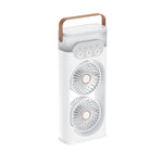 Ventilatore di raffreddamento a nebulizzazione SL617 con doppia testa umidificatrice.
